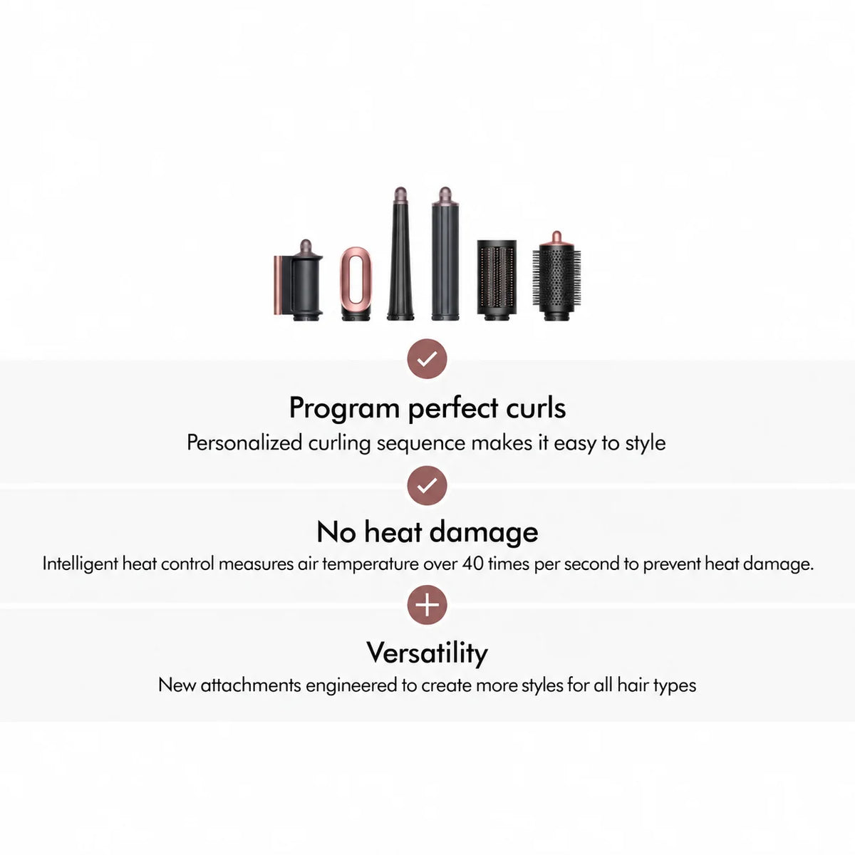 Dyson Airwrap i.d. Multi-Styler and Dryer Straight+Wavy – Ceramic Pink/Rose Gold, 120V