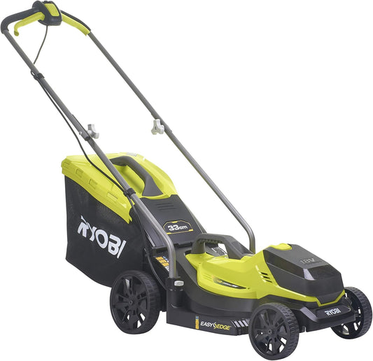 Ryobi RLM18X33B40 ONE+ 18V Cordless Lawn Mower — 33 cm, 4.0Ah Battery & Charger