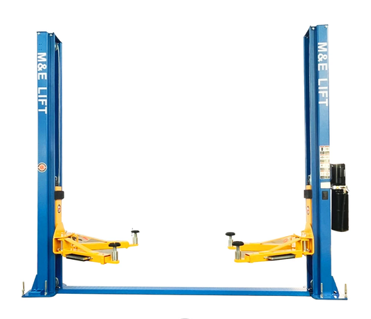 2 Post Car Lift H10000 M&E LIFT 4,500 KG — Clear Floor