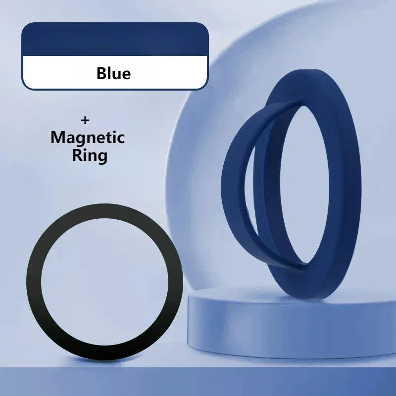 Magnetic Phone Ring Holder – 360° Rotating Grip & Stand for Smartphones