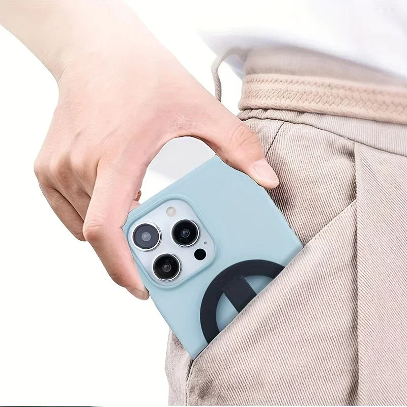 Magnetic Phone Ring Holder – 360° Rotating Grip & Stand for Smartphones