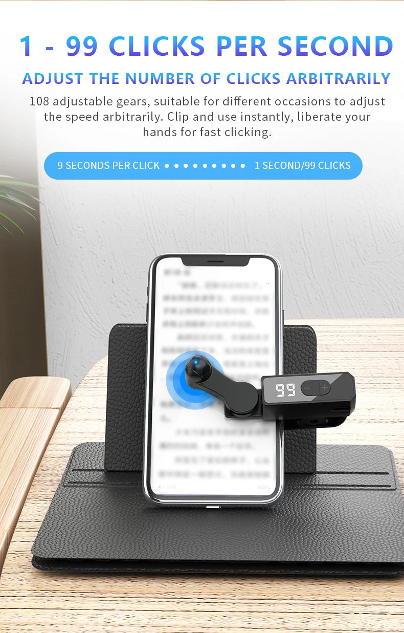 Auto Clicker for Smartphones – Adjustable Tap Device for Mobile Use