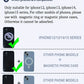 Magnetic Phone Ring Holder – 360° Rotating Grip & Stand for Smartphones